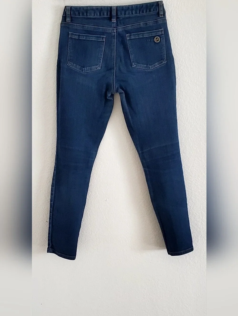 Michael Kors Dark Blue High-Rise Skinny Jeans